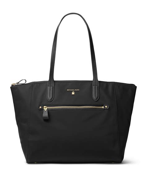 michael kors large nylon tote bag|Michael Kors large monogram tote.